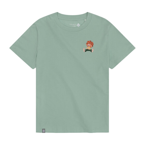 Bavarian Caps Damen T-Shirt "Pumuckl Lacht" - minze