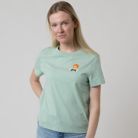 Bavarian Caps Damen T-Shirt "Pumuckl Lacht" - minze