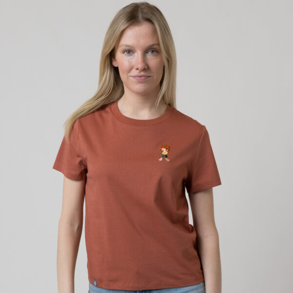 Bavarian Caps Damen T-Shirt "Pumuckl Grantig" - rost