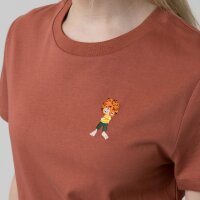 Bavarian Caps Damen T-Shirt "Pumuckl Grantig" - rost