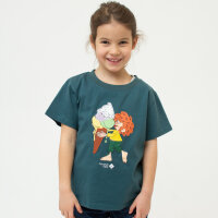 Bavarian Caps T-Shirt "Pumuckl Eiscreme" - dunkelgrün (Kinder)