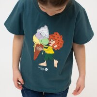Bavarian Caps T-Shirt "Pumuckl Eiscreme" - dunkelgrün (Kinder)