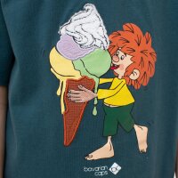 Bavarian Caps T-Shirt "Pumuckl Eiscreme" - dunkelgrün (Kinder)