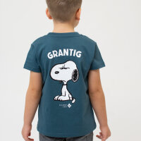 Bavarian Caps T-Shirt "Grantler Klub: Snoopy" - blaugrau (Kinder)