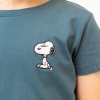 Bavarian Caps T-Shirt "Grantler Klub: Snoopy" - blaugrau (Kinder)