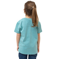 Bavarian Caps T-Shirt "Schlümpfe: Schwammerlschirm" - blaugrün (Kinder)