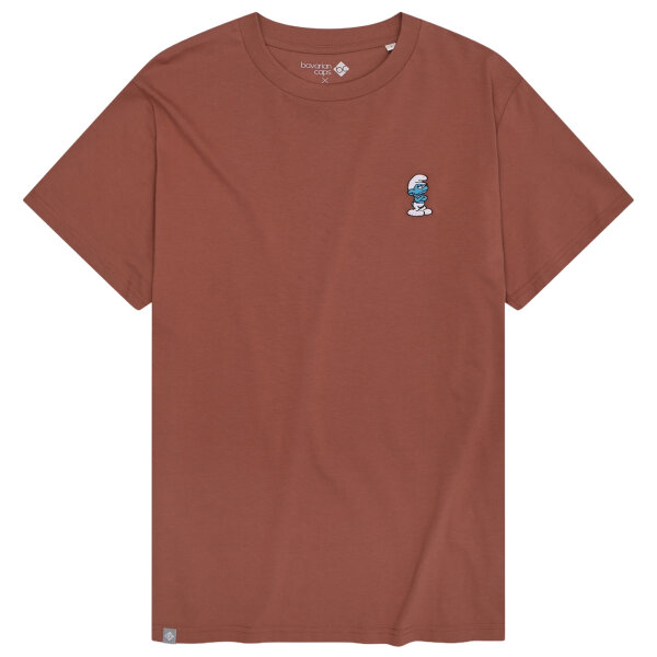 Bavarian Caps T-Shirt "Grantler Klub: Muffi" - rotbraun (Kinder)