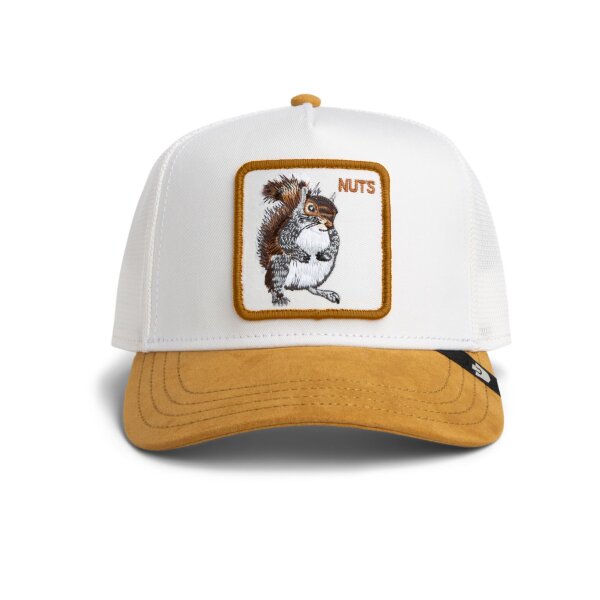 Goorin Bros. Suede Squirrel Trucker Cap Dust / Amber