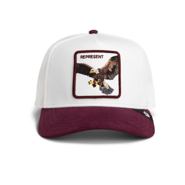 Goorin Bros. Suede Eagle Trucker Cap Dust / Desire