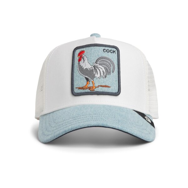 Goorin Bros. Denim Rooster Trucker Cap Light Denim