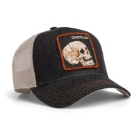 Goorin Bros. Denim Skull Trucker Cap Dark Denim