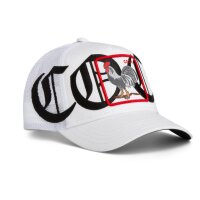 Goorin Bros. Old English Cock Trucker Cap Blank White