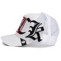 Goorin Bros. Old English Cock Trucker Cap Blank White