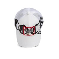 Goorin Bros. Old English Cock Trucker Cap Blank White