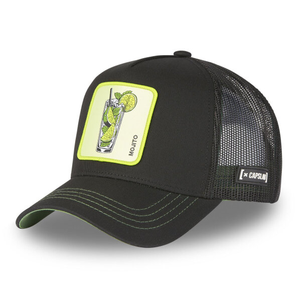 CAPSLAB Trucker Cap - MOJITO COCKTAILS - Patch Black