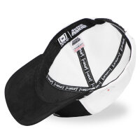CAPSLAB Premium Trucker Cap - SUPER MARIO - Semi Curved Black/White