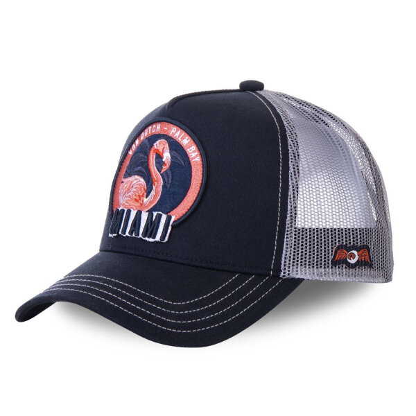 Von Dutch Originals Trucker Cap - MIAMI Flamingo Palm Day