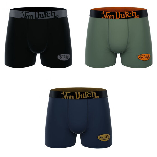 VON DUTCH Boxer Briefs Logo Boxershort 3-Pack