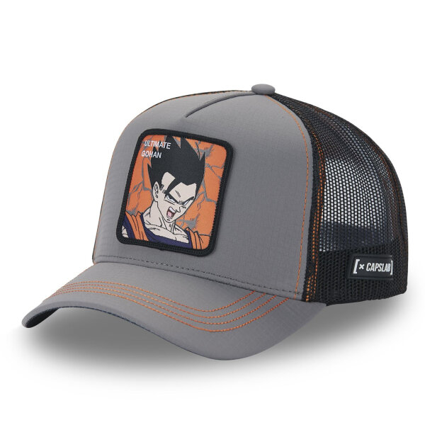 CAPSLAB Trucker Cap - Mesh PREMIUM CAPSLAB X DBZ ULTIMATE GOHAN Grey