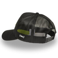 CAPSLAB Trucker Cap - DC COMICS - BATMAN LOGO DARK KNIGHT Black/Black