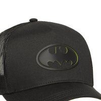 CAPSLAB Trucker Cap - DC COMICS - BATMAN LOGO DARK KNIGHT Black/Black