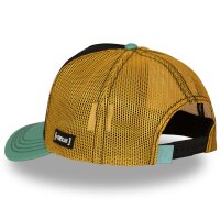 CAPSLAB Trucker Cap - LOONEY TUNES BUGS BUNNY Black/Yellow/Mint