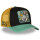 CAPSLAB Trucker Cap - LOONEY TUNES BUGS BUNNY Black/Yellow/Mint
