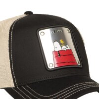 CAPSLAB Trucker Cap - PREMIUM PEANUTS Metal Plate Black/Beige
