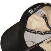 CAPSLAB Trucker Cap - PREMIUM PEANUTS Metal Plate Black/Beige
