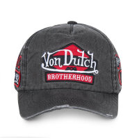 Von Dutch Originals Dad Cap BROTHERHOOD USED Dark Grey