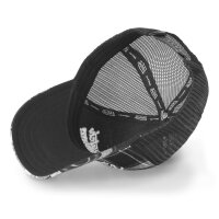 Von Dutch Originals Trucker Cap - MOUNTAIN Plaid Black/White