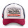 Von Dutch Originals Trucker Cap - LEGENDS NEVER DIE - Red/White/Black