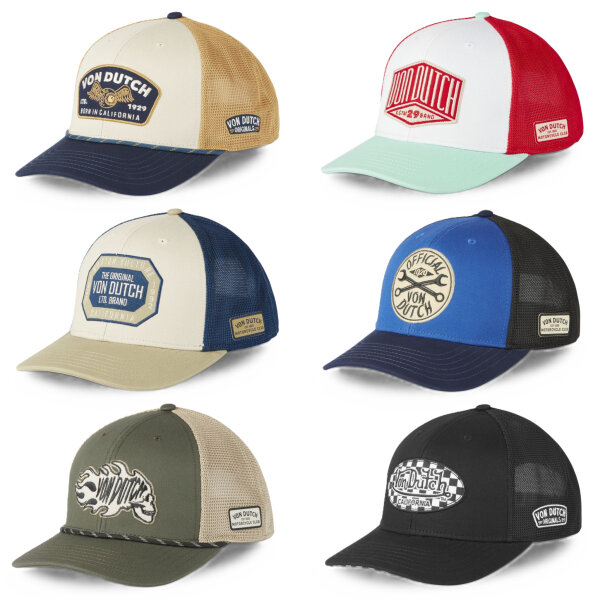 Von Dutch Originals Trucker Cap - SEMI-CURVED