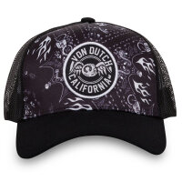 Von Dutch Originals Trucker Cap - BANDANA Snapback Black
