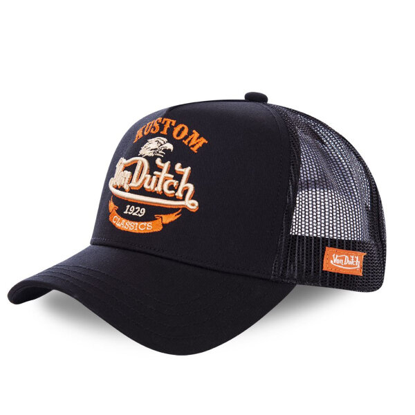 Von Dutch Originals Trucker Cap - KUSTOM Classics Black