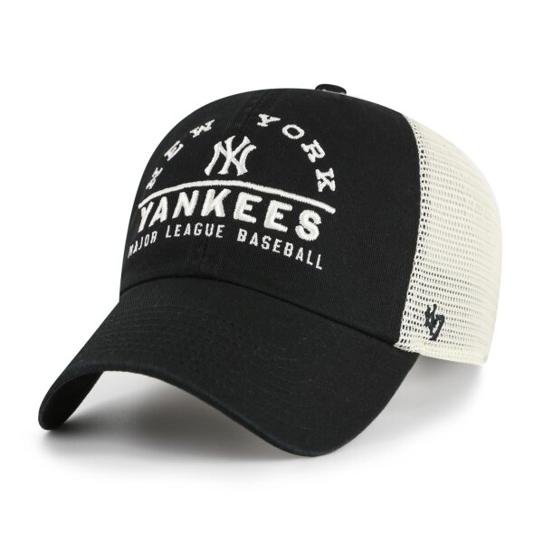 47 Brand MLB Cap New York Yankees WINDHAM MESH 47 Clean Up Black