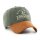 47 Brand MLB Cap Oakland Athletics WINDHAM SUEDE 47 Clean Up Bottlegreen