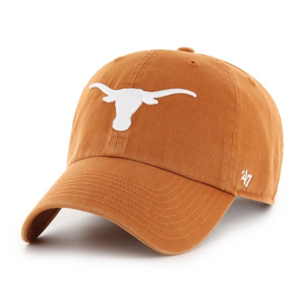 47 Brand NCAA Cap Texas Longhorns 47 Clean Up Dark Orange