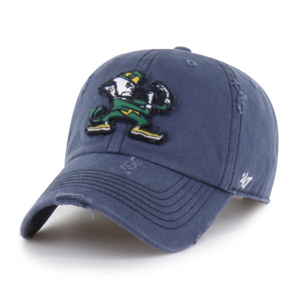47 Brand NCAA Cap Notre Dame WEATHERED 47 Clean Up Navy