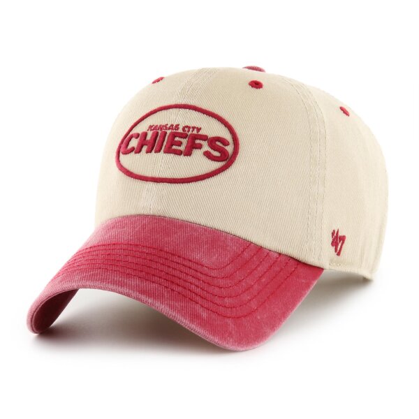 47 Brand Cap NFL Kansas City Chiefs BREAKING TRAIL 47 Clean Up Natural
