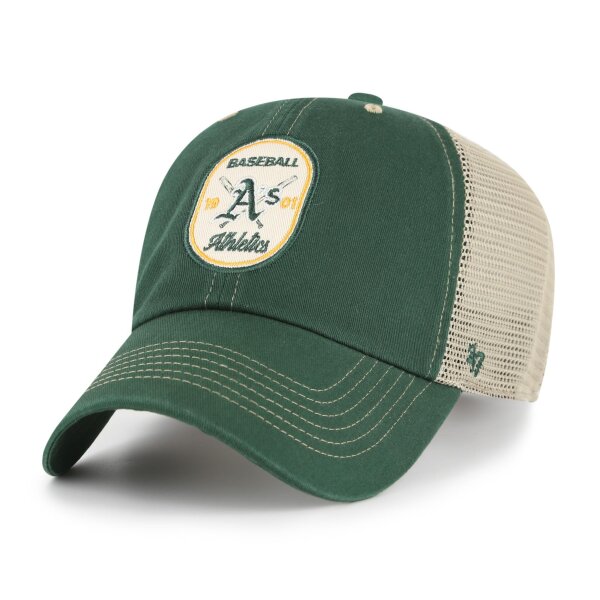 47 Brand Cap MLB Athletics Crosspatch Mesh 47 CLEAN UP Dark Green