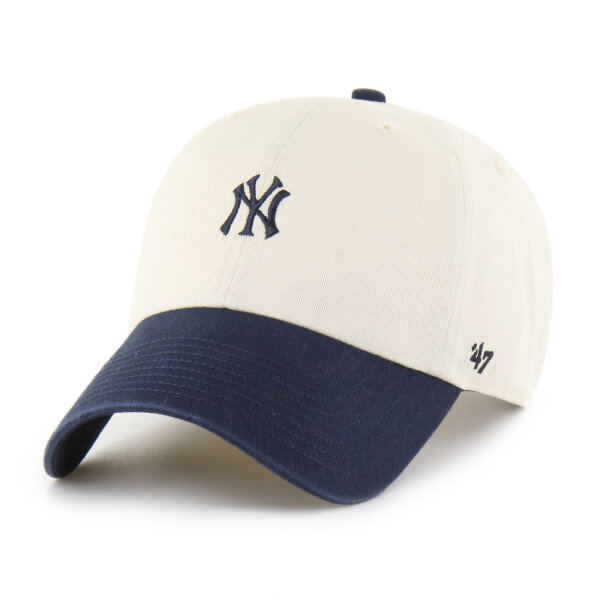 47 Brand Cap MLB New York Yankees Base Runner Sure Shot TT 47 CLEAN UP Natural