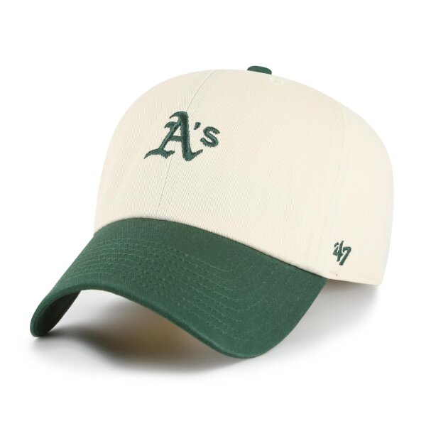 47 Brand Cap MLB Oakland Athletics Base Runner Sure Shot TT 47 CLEAN UP Natural