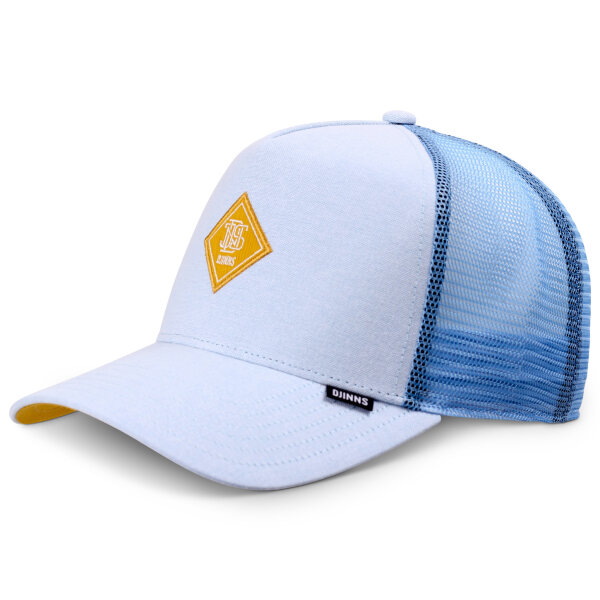 Djinns HFT Trucker Cap OxfordContra Light Blue/Mustard