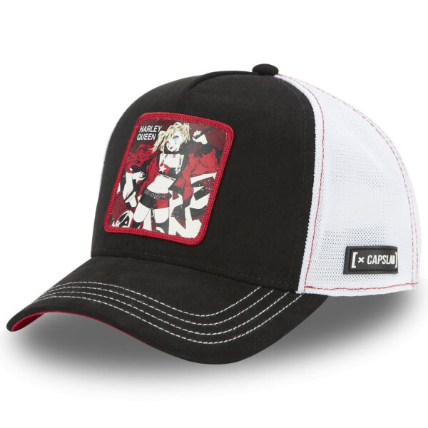 CAPSLAB Trucker Cap - PREMIUM DC COMICS Harley Queen Black/White