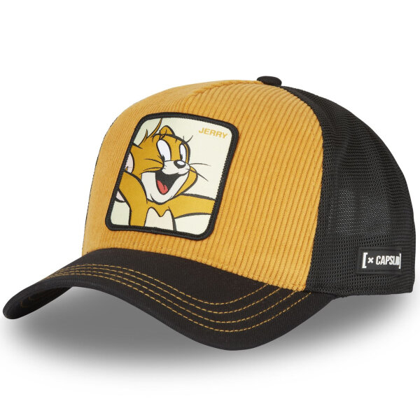 CAPSLAB Trucker Cap - PREMIUM SMILE TOM & JERRY Yellow/Black