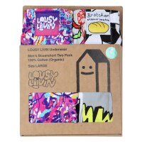 Lousy Livin 2-Pack Boxershorts Ecstasy & Brötchen