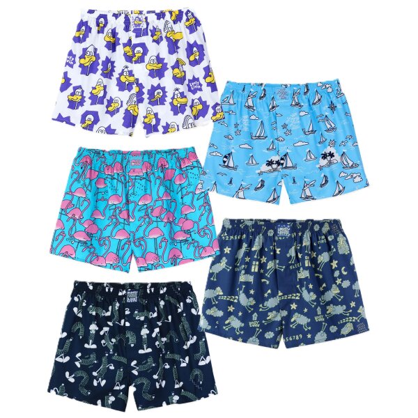 Lousy Livin 5-Pack Boxershorts Into the Blue