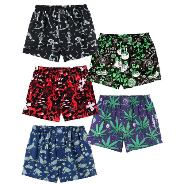 Lousy Livin 5-Pack Boxershorts Suspence