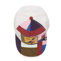Goorin Bros. Trucker Cap Ride Side Of The Bed Cord Patchwork Cherry Red The Farm Acid Trip Collection